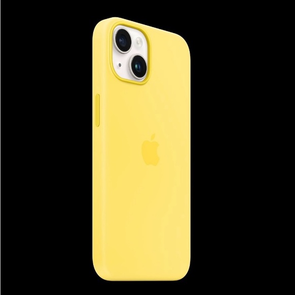 NWT Original Apple IPhone 14 Silicone Case Cover MagSafe Sunglow - Picture 4 of 11